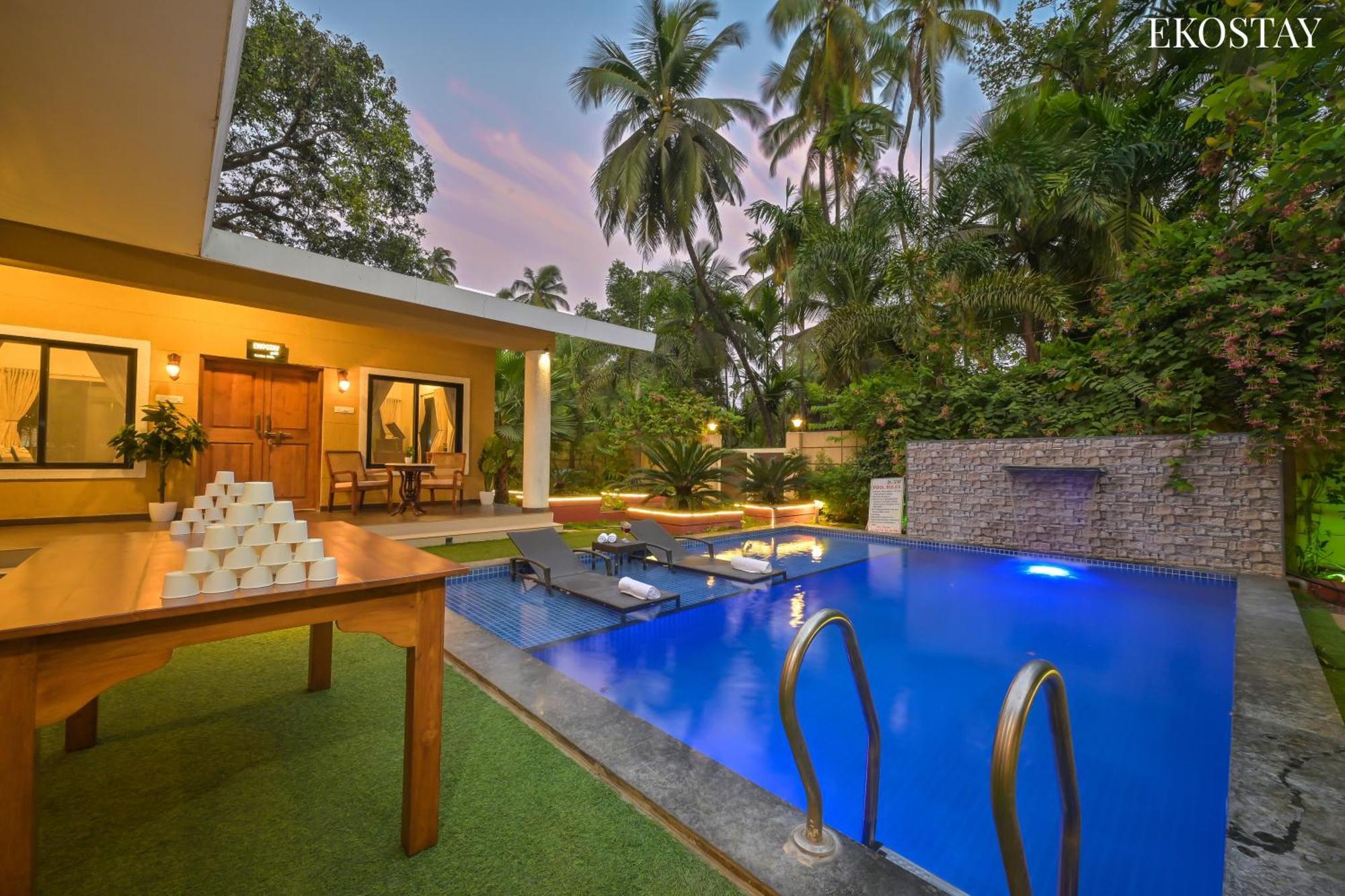 Eko Stay Gold- Casa Zul Villa Alibag Bagian luar foto