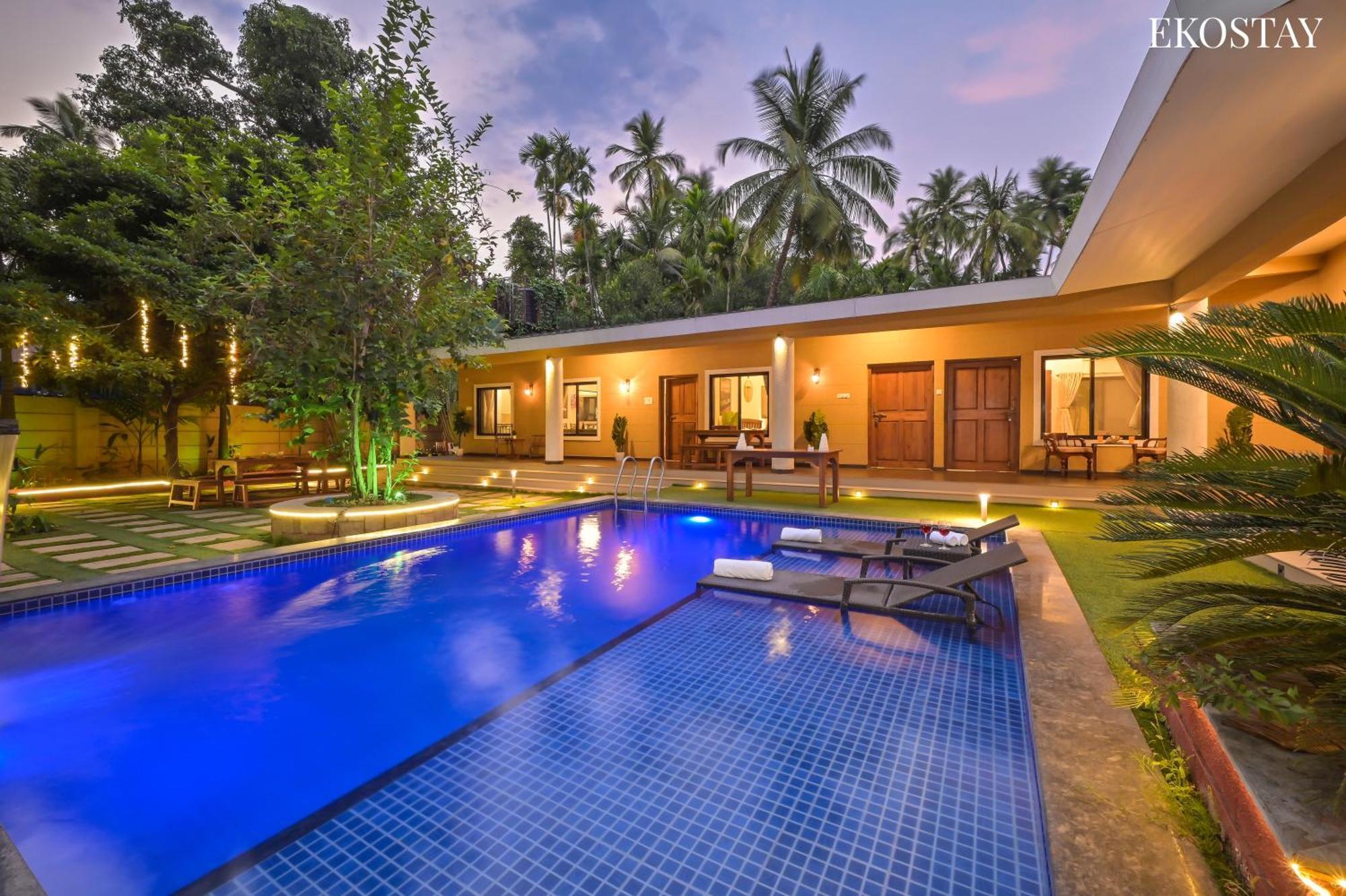 Eko Stay Gold- Casa Zul Villa Alibag Bagian luar foto